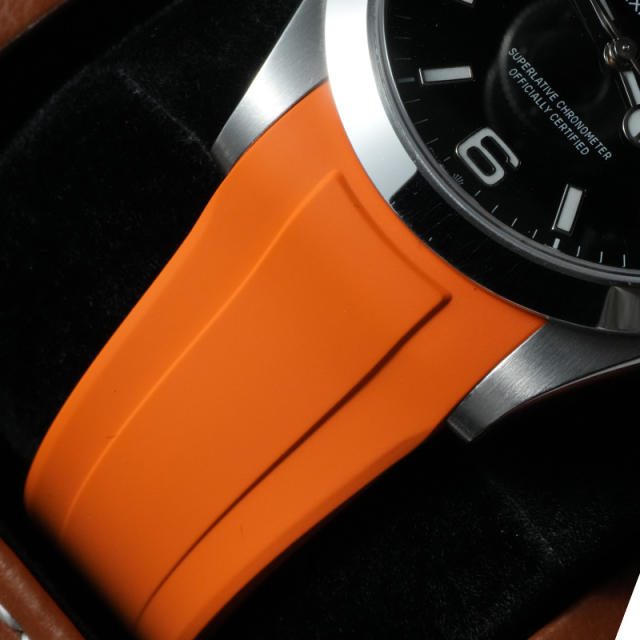 Rubber strap for Rolex Explorer 40mm 224270