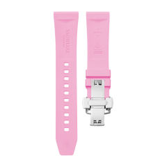 【 Shorter Size】All Watches' Classic Rubber Strap with Folding Clasp 18mm 19mm For Woman