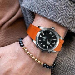 Rubber strap for Rolex Explorer 40mm 224270