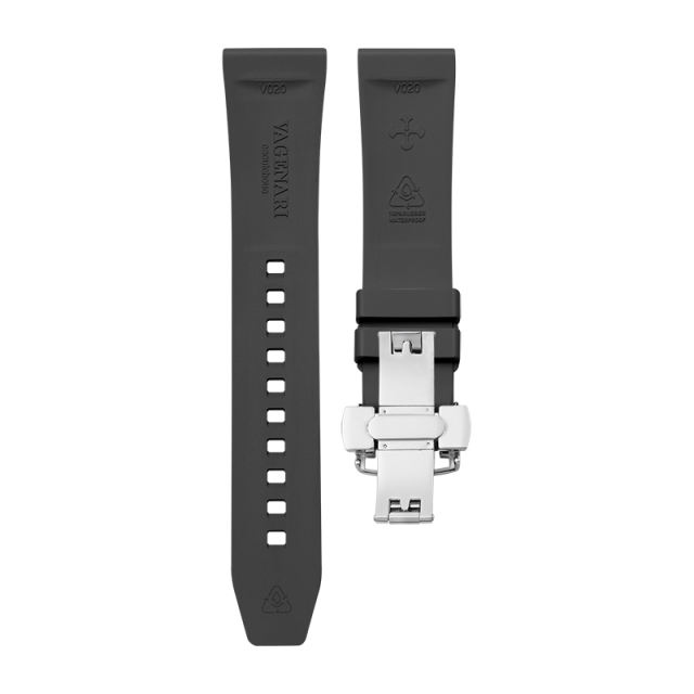 【 Shorter Size】All Watches' Classic Rubber Strap with Folding Clasp 18mm 19mm For Woman