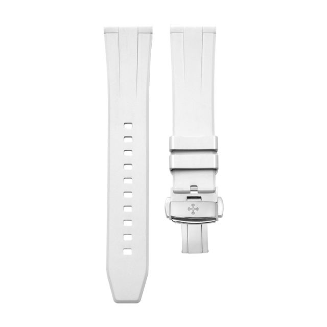 【 Shorter Size】All Watches' Classic Rubber Strap with Folding Clasp 18mm 19mm For Woman