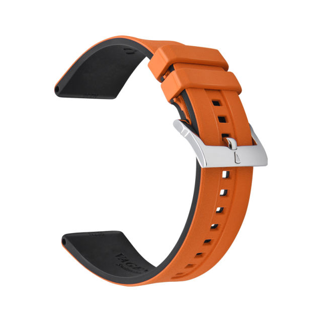 Universal Two Tone Rubber Strap For Fifty Fathoms ref.5000/5015/5200 43/45mm