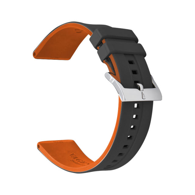 Universal Two Tone Rubber Strap For Fifty Fathoms ref.5000/5015/5200 43/45mm