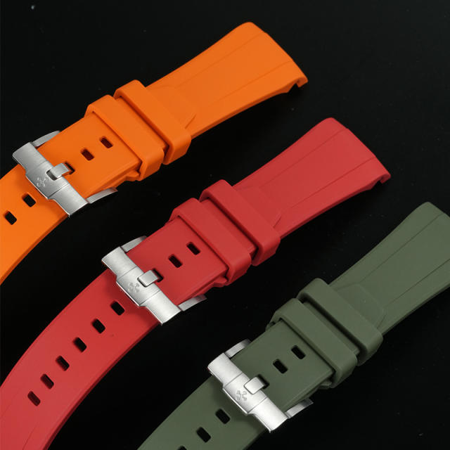 Rubber strap for Rolex Explorer 40mm 224270 Tang Buckle