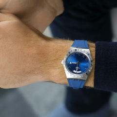 Rubber strap for Tudor Royal M28600 41MM Tang bukle