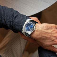 Rubber strap for Tudor Royal M28600 41MM Tang bukle