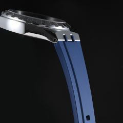 Rubber strap for Tudor Royal M28500 38mm Tang bukle