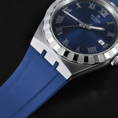 Rubber strap for Tudor Royal M28500 38mm Tang bukle