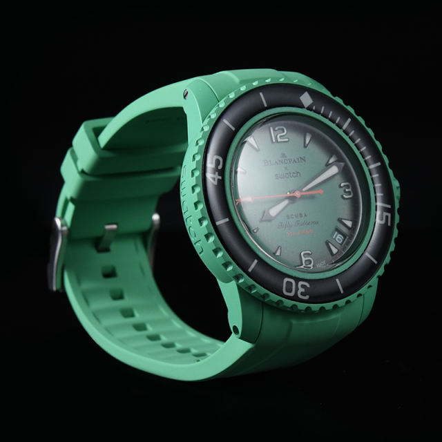Rubber strap for BlancpainXSwatch 42.3mm