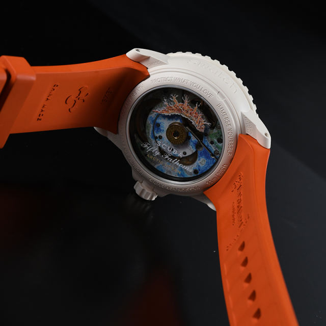 Rubber strap for BlancpainXSwatch 42.3mm
