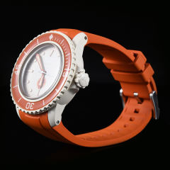 Rubber strap for BlancpainXSwatch 42.3mm