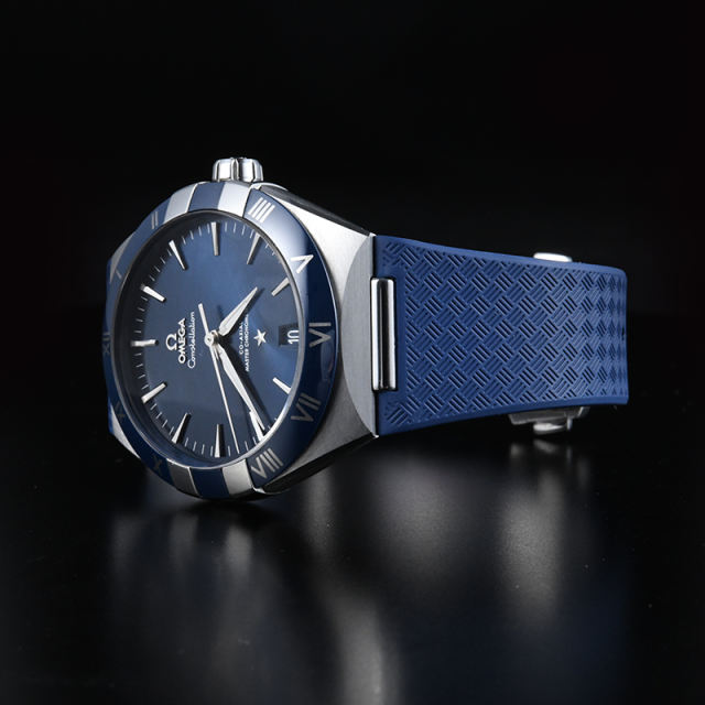 Rubber strap For Omega Constellation 41mm