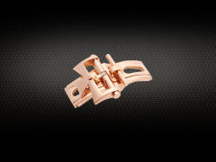 Including a rose gold buckle