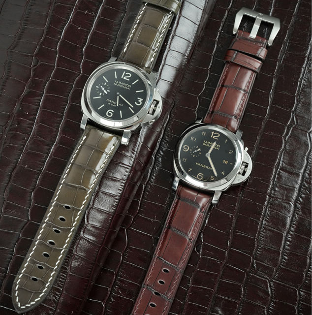 Alligator strap for Panerai 40/42/44/47mm