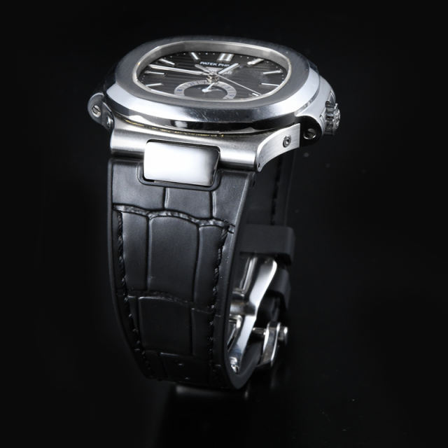 【100% Rubber Strap】Imitated Alligator Lines Rubber Strap For Patek Philippe 5726 BRACELET MODELS INCLUDING ENDLINKS
