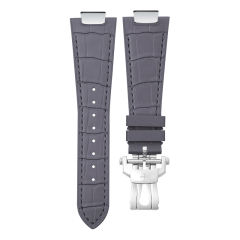【100% Rubber Strap】Imitated Alligator Lines Rubber Strap For Patek Philippe 5821 Steel BRACELET MODELS INCLUDING ENDLINKS