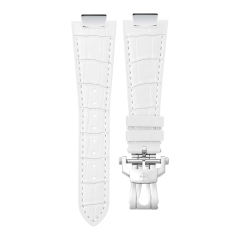 【100% Rubber Strap】Imitated Alligator Lines Rubber Strap For Patek Philippe 5821 Steel BRACELET MODELS INCLUDING ENDLINKS