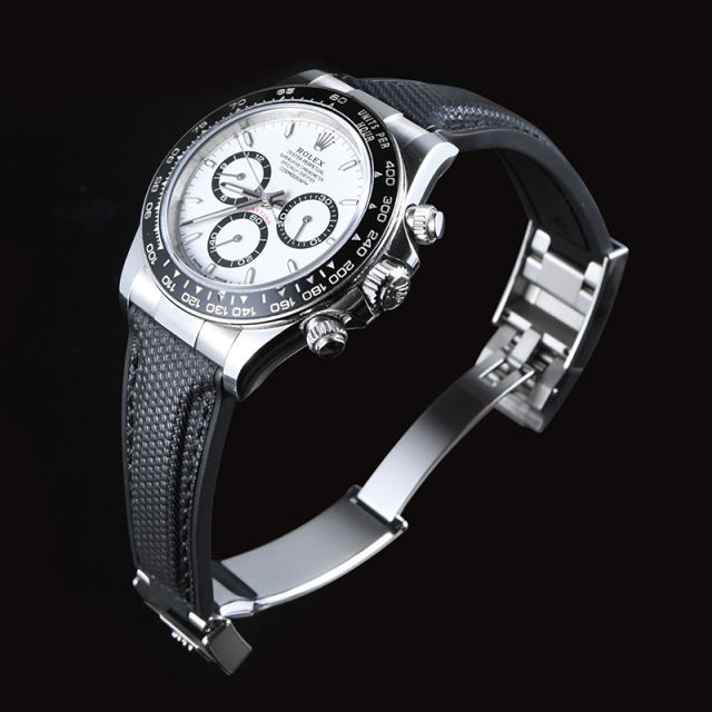 Rubber strap for Rolex daytona 126500 with endlink and rubber strap
