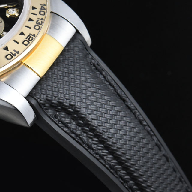Rubber strap for Rolex daytona 126503 with 22k endlink and rubber strap