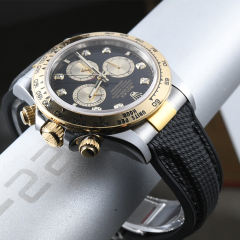 Rubber strap for Rolex daytona 126503 with 22k endlink and rubber strap