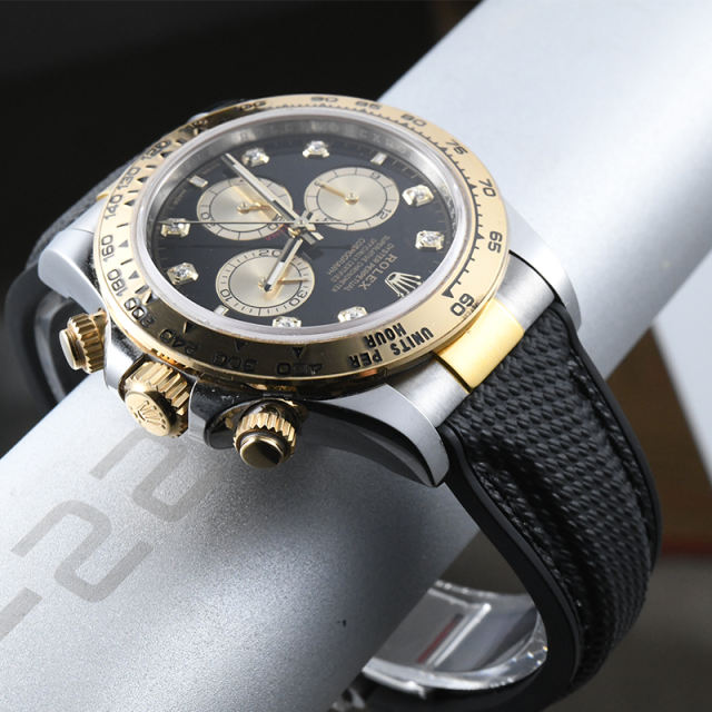 Rubber strap for Rolex daytona 126503 with 22k endlink and rubber strap