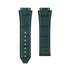 Alligator/ Rubber strap for Hublot Classic Fusion Chronograph TItanium 44mm 525