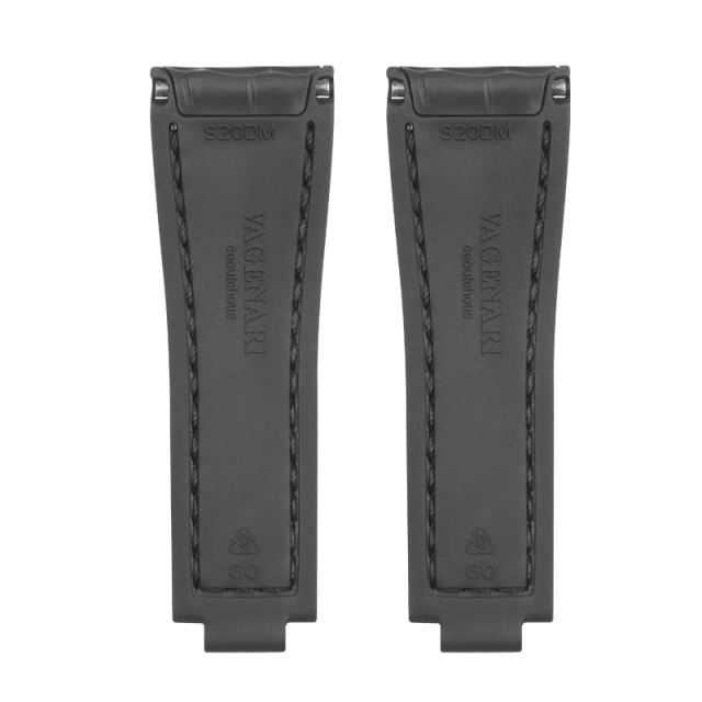 Rubber strap for Rolex daytona 126508 with 22k YG endlink and rubber strap
