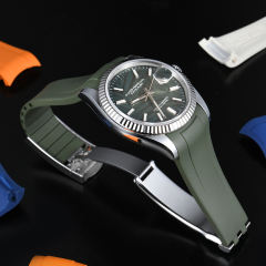 Rubber strap for Rolex Datejust 36mm 126234 126233 Jubilee Bracelet