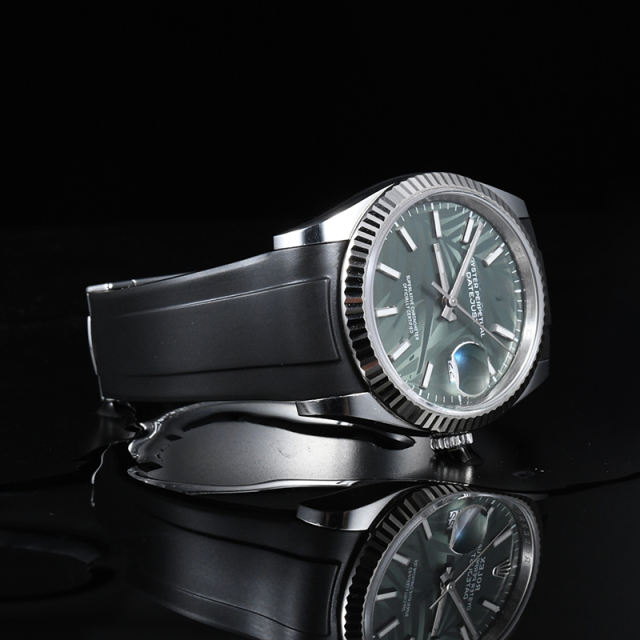 Rubber strap for Rolex Datejust 36mm 126234 126233 Jubilee Bracelet
