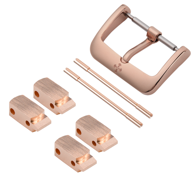 Rubber Strap For AP Royal Oak 37mm ref.15450 Rose gold bracelet model