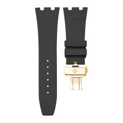 Rubber Strap For AP Royal Oak 37mm ref.15450 Yellow gold bracelet model
