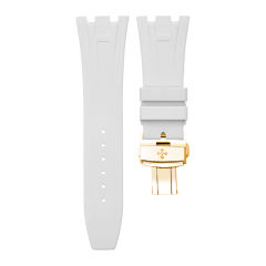 Rubber Strap For AP Royal Oak 37mm ref.15450 Yellow gold bracelet model