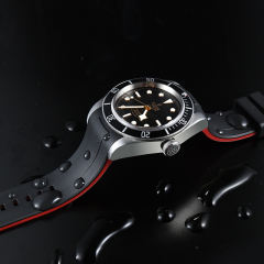 【Upgraded version】Rubber Strap For Black Bay All 41mm Models. (Not include Ceramic Casing)