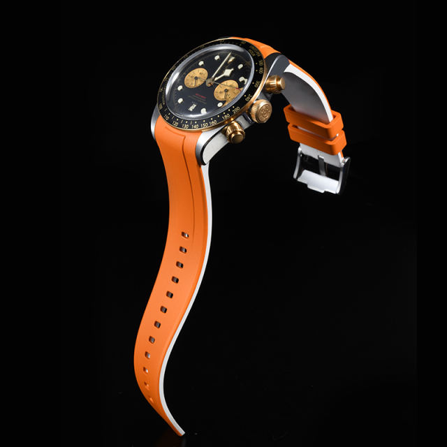 【Upgraded version】Rubber Strap For Black Bay All 41mm Models. (Not include Ceramic Casing)