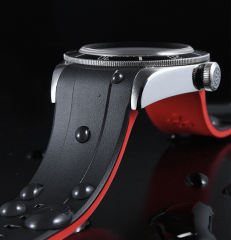 【Upgraded version】Rubber Strap For Black Bay All 41mm Models. (Not include Ceramic Casing)