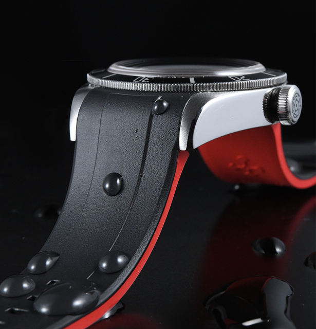 【Upgraded version】Rubber Strap For Black Bay All 41mm Models. (Not include Ceramic Casing)
