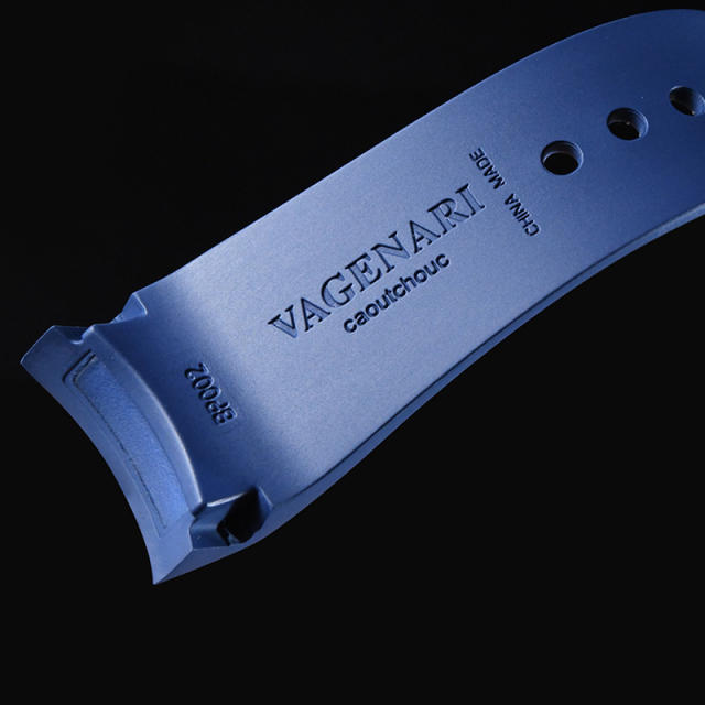 (Curved End) Rubber strap for Blancpain Fifty Fathoms 5200 43mm