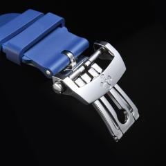 (Curved End) Rubber strap for Blancpain Fifty Fathoms 5066 45mm