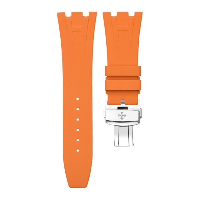 Rubber Strap For AP Royal Oak 37mm ref.15550.15551 Steel bracelet model