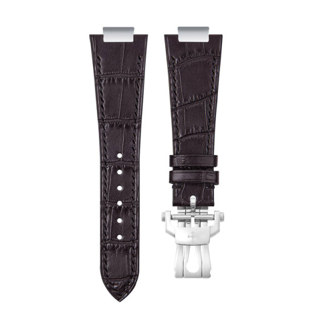 Alligator strap for Patek Philippe 5821 Steel Bracelet models including endlinks