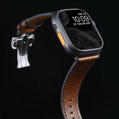 Vagenari Leather strap for Apple watch 44/45/49mm