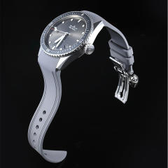 (Curved End) Rubber strap for Blancpain Fifty Fathoms 5000 43mm