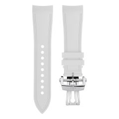 (Curved End) Rubber strap for Blancpain Fifty Fathoms 5000 43mm