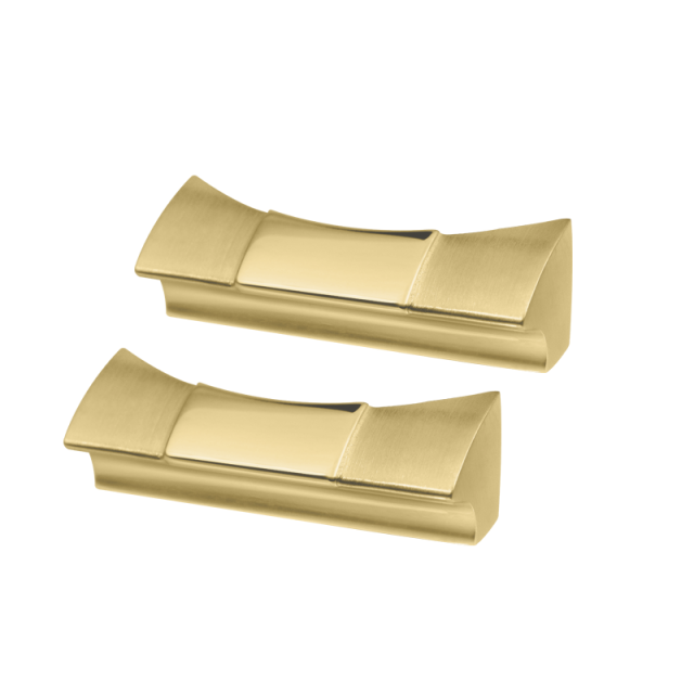 Vagenari 904 steel endlink For Rolex Submariner 126618 22K yellow gold Wapped