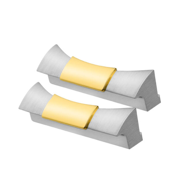 Vagenari 904 steel endlink For Rolex Submariner 126613 22K yellow gold two tone