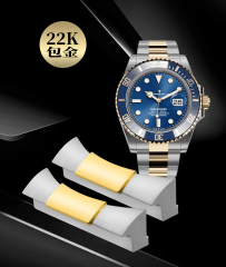 Vagenari 904 steel endlink For Rolex Submariner 126613 22K yellow gold two tone