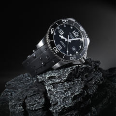 【two-color mold】Rubber Strap For Longines HydroConquest 41/43mm