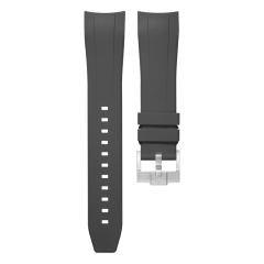Rubber Strap For Longines HydroConquest 43mm Ceramic casing L3.784.4.56.9