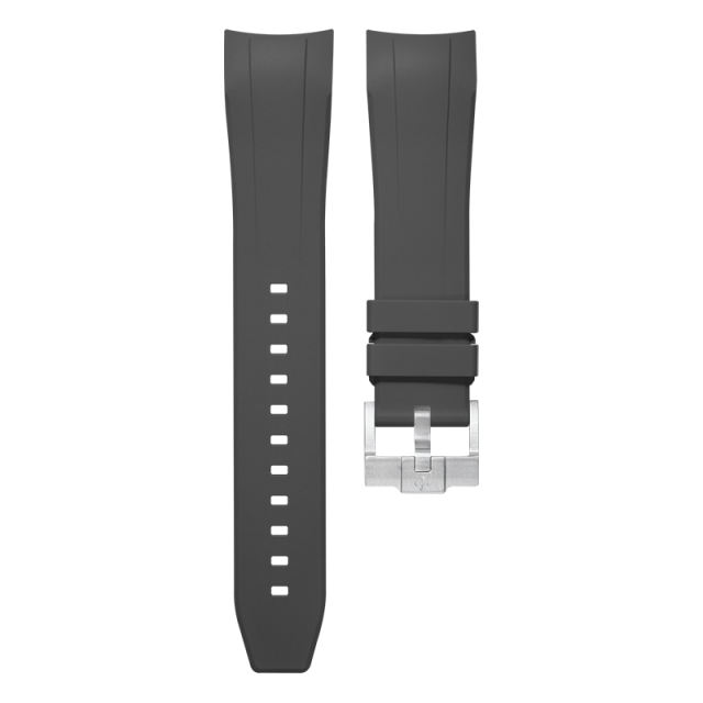Rubber Strap For Longines HydroConquest 43mm Ceramic casing L3.784.4.56.9