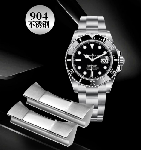 Vagenari 904 steel endlink For Rolex Submariner 126610 124060